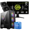 Setup Gamer Special Pc de Bureau Gaming / i5-12400F / RTX 5060 8G / 16 Go Avec Écran Gaming MSI MAG 24.5" Full HD IPS / 200 Hz