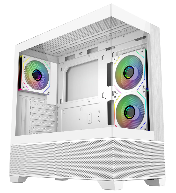 Boîtier Cooler Master Elite 690 / 3x FAN ARGB  / Blanc