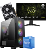 Setup Gamer Special Pc de Bureau Gaming / i5-12400F / RTX 5060 8G / 16 Go Avec Écran Gaming MSI MAG 24" Full HD IPS / 240 Hz