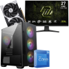 Setup Gamer Special Pc de Bureau Gaming / i5-12600K / RTX 5060 8G / 32 Go DDR5 Avec Écran Gaming MSI MAG 27" Full HD IPS / 240 Hz