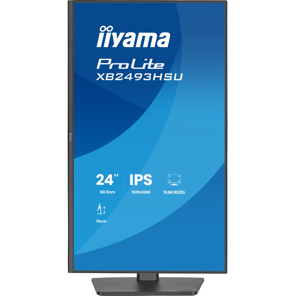 Écran IIYAMA Prolite XB2493HSU-B1 24" 120Hz IPS 1ms / HDMI/DP / PIVOTANT 90° / 2x HAUT PARLEUR