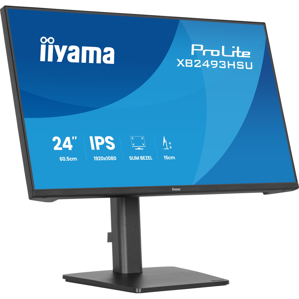 Écran IIYAMA Prolite XB2493HSU-B1 24" 120Hz IPS 1ms / HDMI/DP / PIVOTANT 90° / 2x HAUT PARLEUR
