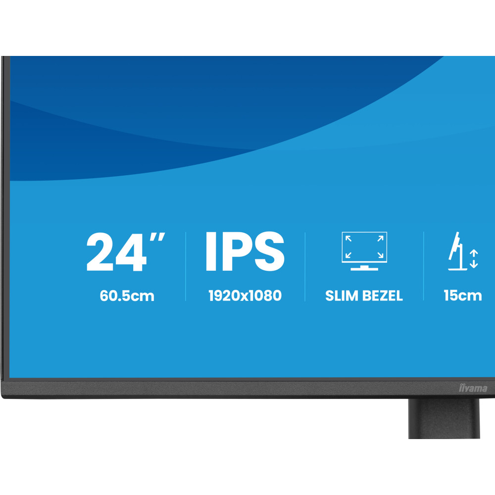 Écran IIYAMA Prolite XB2493HSU-B1 24" 120Hz IPS 1ms / HDMI/DP / PIVOTANT 90° / 2x HAUT PARLEUR