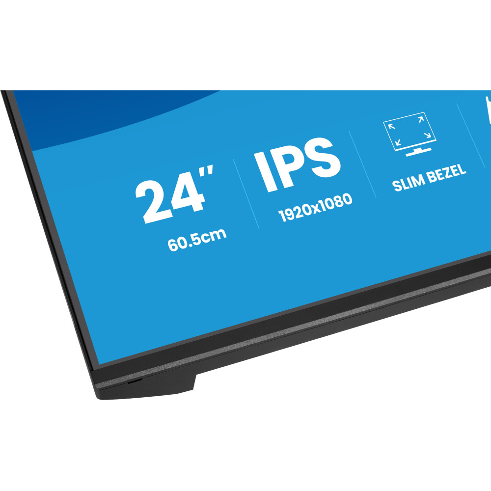 Écran IIYAMA Prolite XB2493HSU-B1 24" 120Hz IPS 1ms / HDMI/DP / PIVOTANT 90° / 2x HAUT PARLEUR