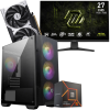 Setup Gamer Special Pc de Bureau Gaming / Ryzen 5 7500F / RTX 5060 8G / 32 Go DDR5 Avec Écran Gaming MSI MAG 27" Full HD IPS / 240 Hz