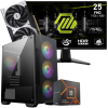 Setup Gamer Special Pc de Bureau Gaming / Ryzen 5 7600 / RTX 5060 8G / 32 Go DDR5 Avec Écran Gaming MSI MAG 24.5" Full HD IPS / 200 Hz