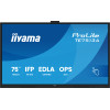 Écran Tactile Interactif Iiyama 75"4K 60Hz 8G/128G HDMI/RJ45/DP HAUT PARLEUR + SUPPORT