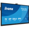 Écran Tactile Interactif Iiyama 75"4K 60Hz 8G/128G HDMI/RJ45/DP HAUT PARLEUR + SUPPORT