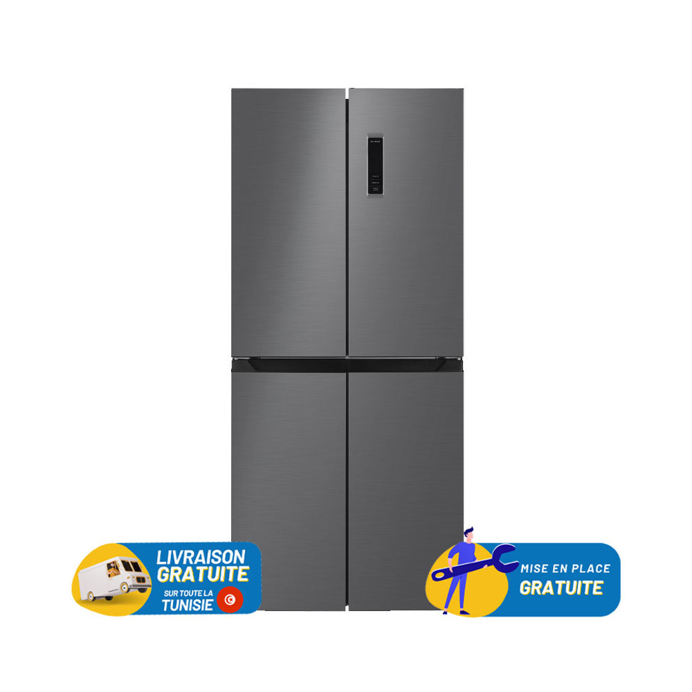 Réfrigérateur NEWSTAR Side By Side INVERTER No Frost 480 Litres / SBS4480X / INOX