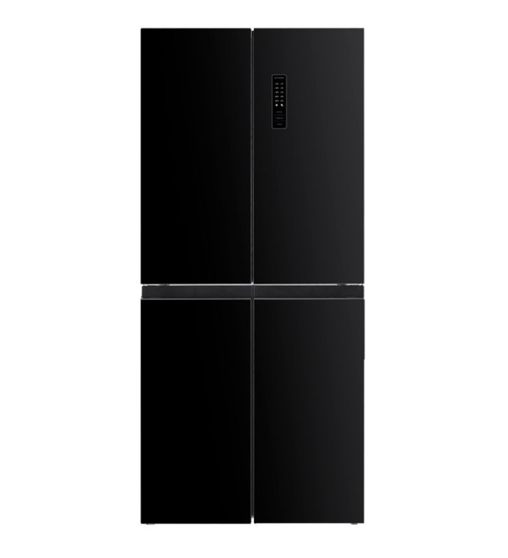 Réfrigérateur NEWSTAR Side By Side INVERTER No Frost 480 Litres / SBS4480X / Verre Noir