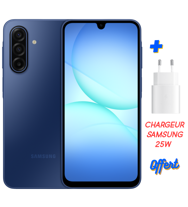 Smartphone Samsung Galaxy A17 / 8 Go / 128 Go / Bleu