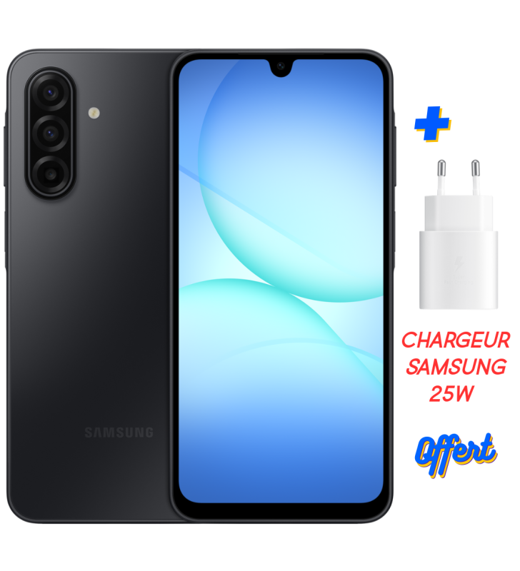 Smartphone Samsung Galaxy A17 / 8 Go / 128 Go / Noir
