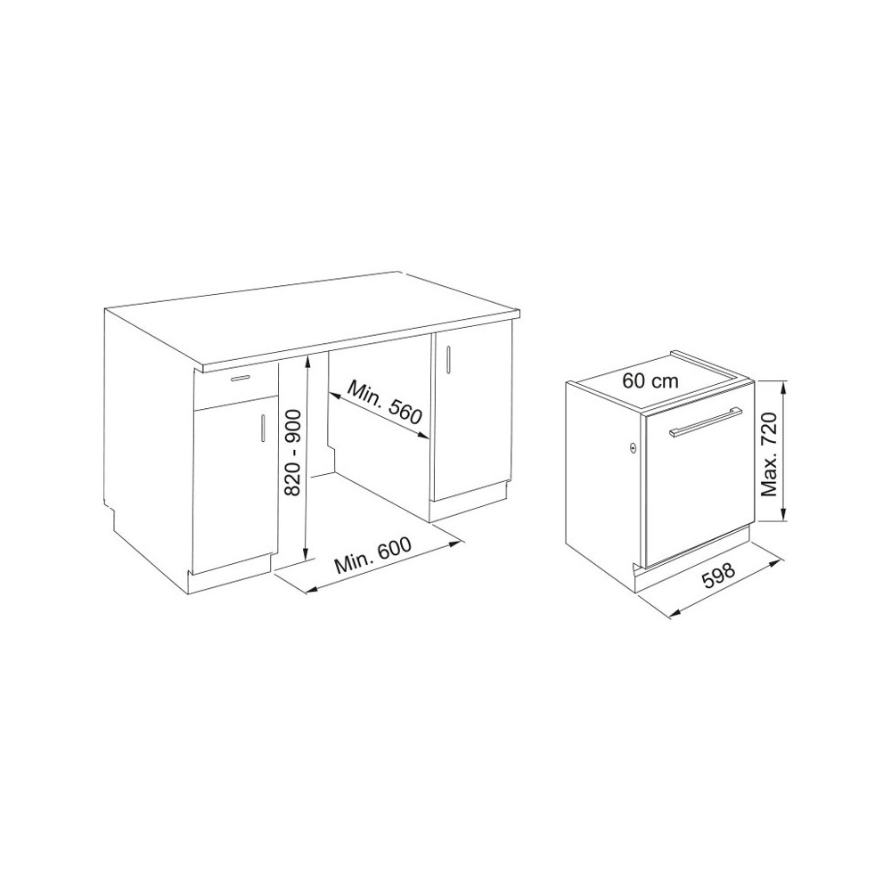 LAVE VAISSELLE ENCASTRABLE FRANKE 14 Couverts / FDW614E5PE / GRIS