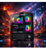 Boîtier Gamer HYBROK MOON / 4 FANS / ARGB / ATX / Noir