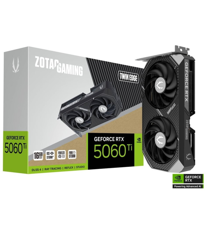 Carte Graphique ZOTAC GAMING GeForce RTX 5060 Ti Twin Edge / 16 Go GDDR7
