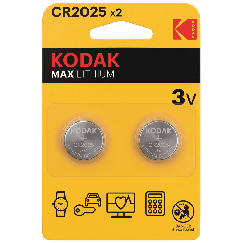 Pile Bouton KODAK CR2032 BP2 LITHIUM 3V