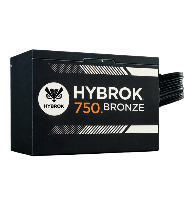 Boîte d'alimentation HYBROK PSU750WB / 750 Watts / 80 PLUS BRONZE