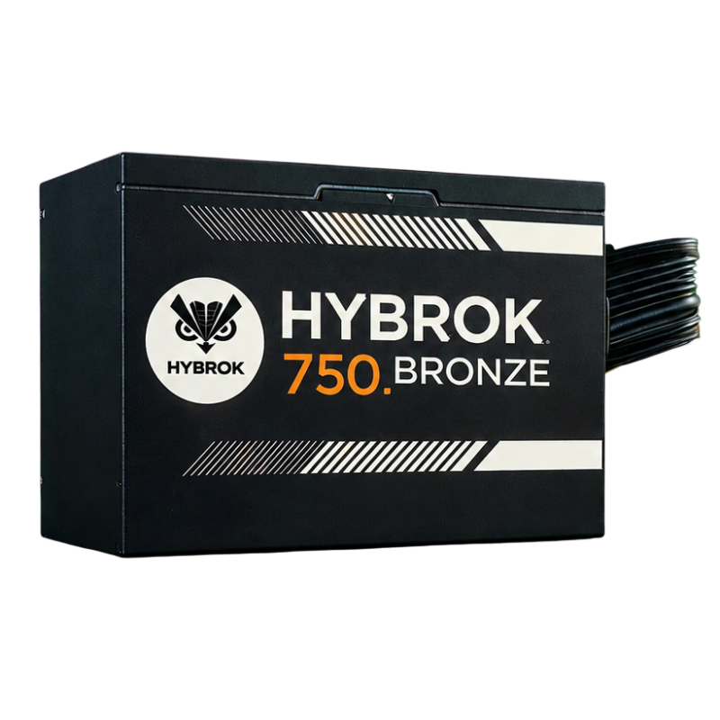 Boîte d'alimentation HYBROK PSU750WB / 750 Watts / 80 PLUS BRONZE
