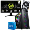 Setup Gamer Special Pc de Bureau Gaming / i5-11400F / RTX 5060 Ti 8G / 16 Go Avec Écran Gaming MSI MAG 24.5" Full HD IPS / 200 Hz