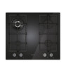 Plaque de Cuisson Encastrable ROSEIERS 4FEUX à GAZ EN VERRE CRISTAL / 60CM