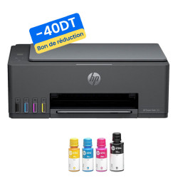Imprimante HP 3en1 SMART TANK 581 COULEUR / WI-FI + 4 Bouteilles d'encre HP Incluses