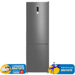 Réfrigérateur MIDEA Combiné No Frost 310 Litres / MDRB424FGN46 / INOX avec afficheur