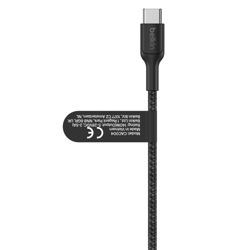 Câble Belkin USB-C vers Double USB-C 140W / Noir