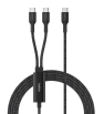 Câble Belkin USB-C vers Double USB-C 140W / Noir