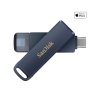 Clé USB SanDisk 128 Go iXpand Flash Drive Type C + Lightning