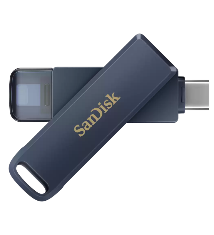 Clé USB SanDisk 128 Go iXpand Flash Drive Type C + Lightning