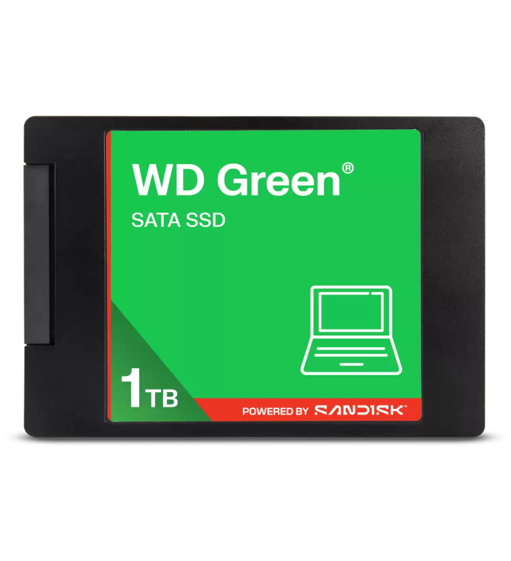 Disque Dur Interne WD Green SATA SSD 2.5"/7mm / 1 To