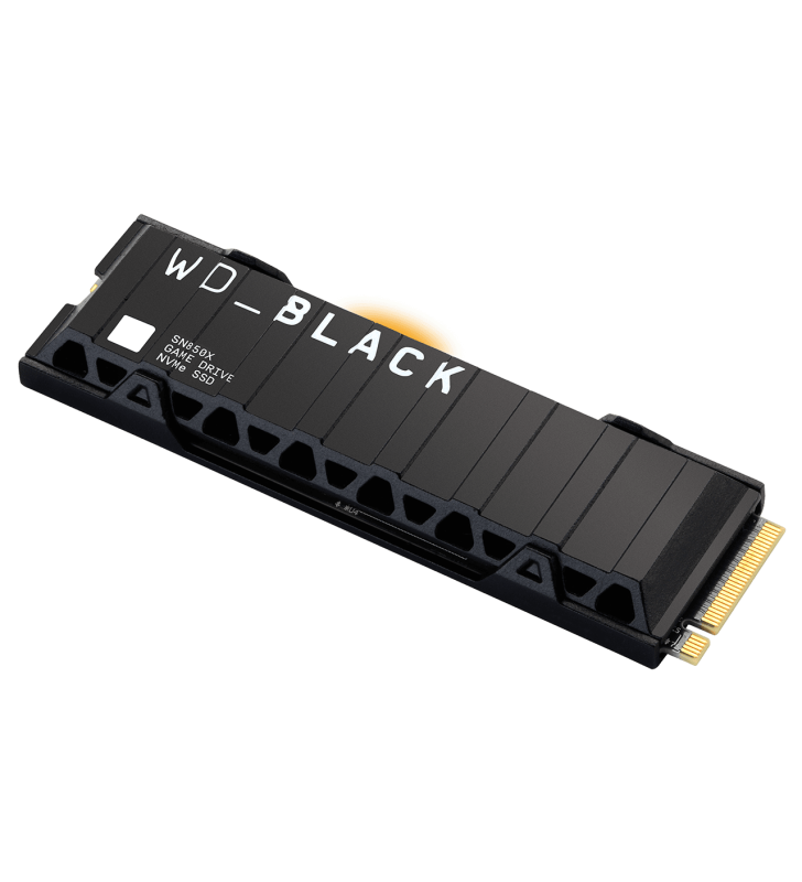 Disque Dur Interne SSD Western Digital SN850X 1To / Avec dissipateur thermique GEN4 X4 7300MB/S