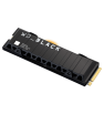 Disque Dur Interne SSD Western Digital SN850X 1To / Avec dissipateur thermique GEN4 X4 7300MB/S