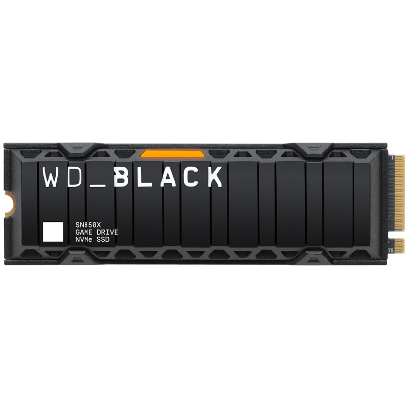Disque Dur Interne SSD Western Digital SN850X 2To / Avec dissipateur thermique GEN4 X4 7300MB/S