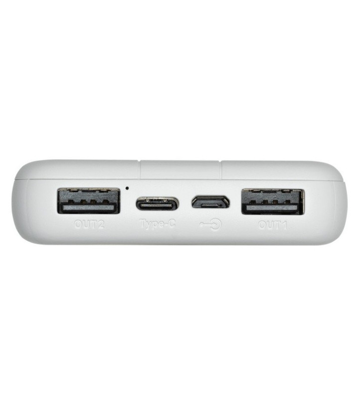 Power Bank RIVACASE / 10000 mAh / Blanc