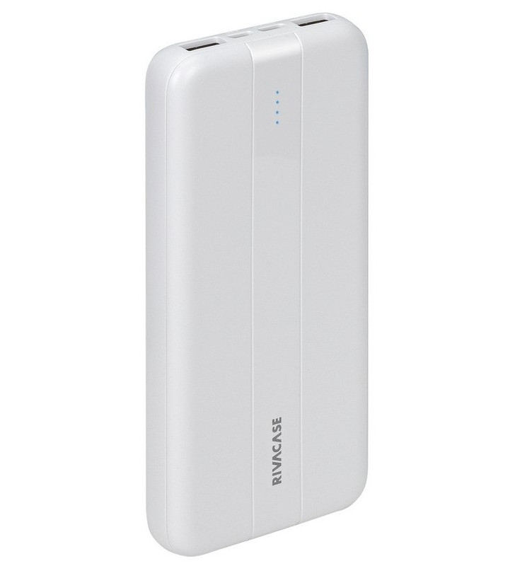 Power Bank RIVACASE / 10000 mAh / Blanc