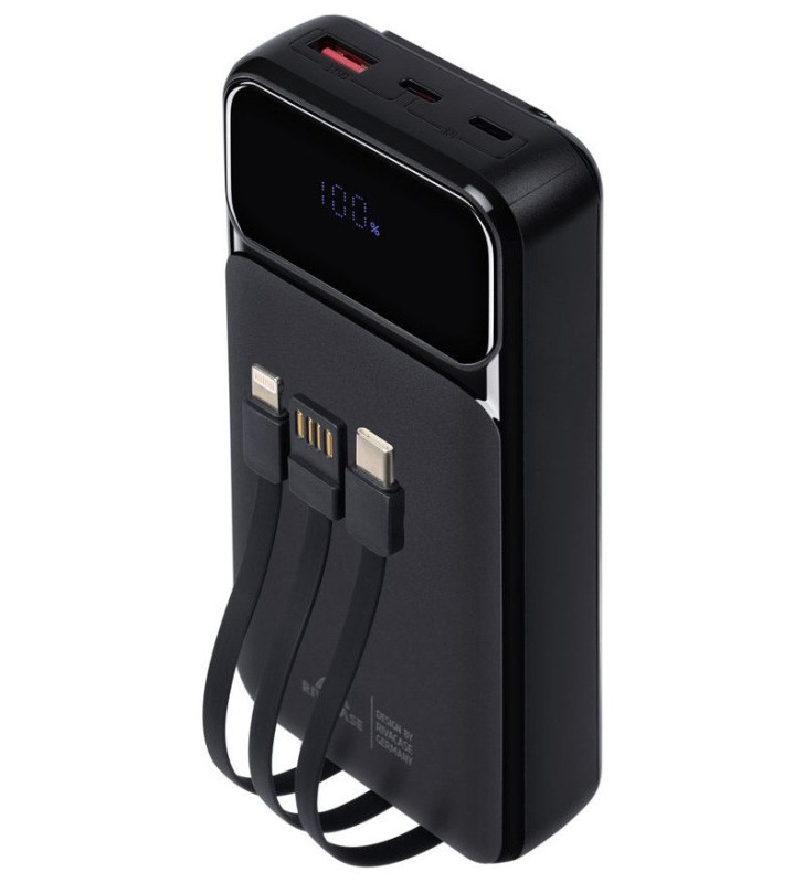 Power Bank RIVAVASE VA2221 20000 mAh Charge Rapide / Noir