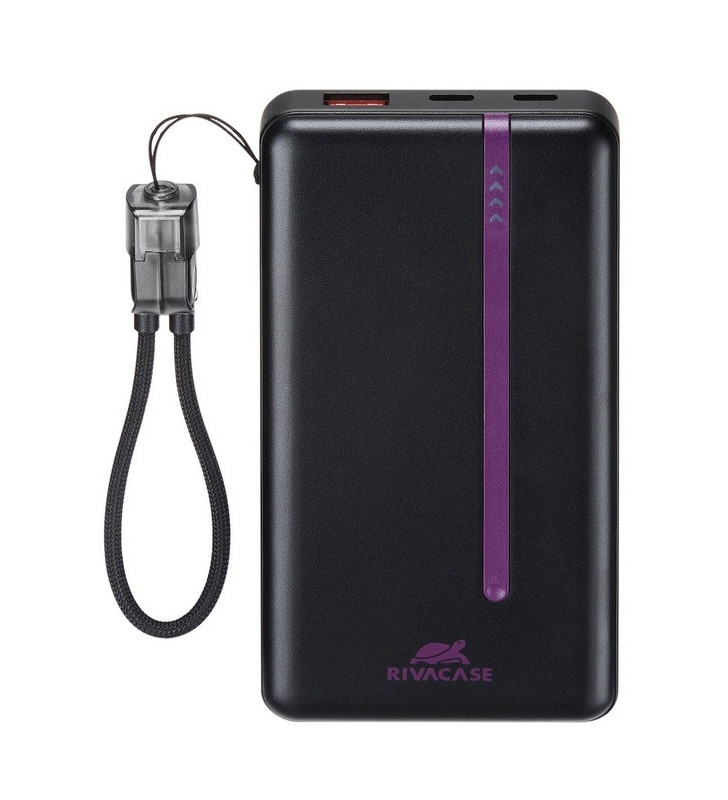 Power Bank RIVAVASE VA2311 / 10000 mAh / 22.5 W / Noir