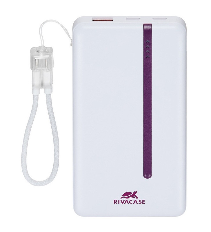 Power Bank RIVAVASE VA2311 / 10000 mAh / 22.5 W / Blanc