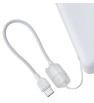 Power Bank RIVAVASE VA2321 / 20000 mAh / 22.5 W / Blanc