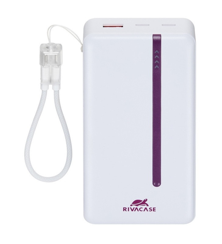 Power Bank RIVAVASE VA2321 / 20000 mAh / 22.5 W / Blanc