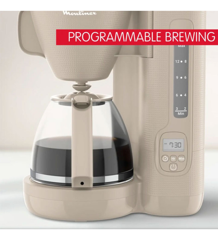 Cafetiere Filtre MOULINEX 15 Tasses / Beige