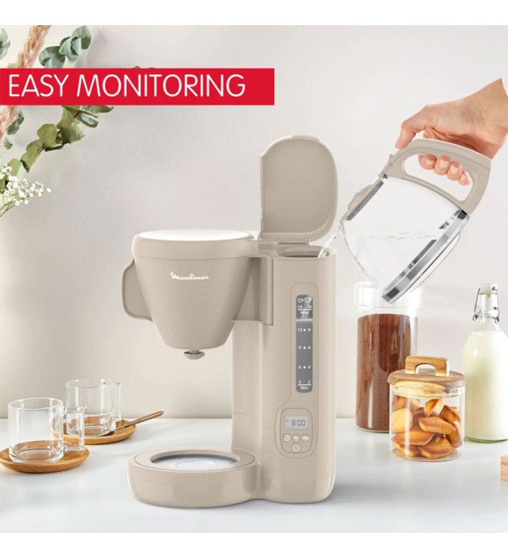 Cafetiere Filtre MOULINEX 15 Tasses / Beige