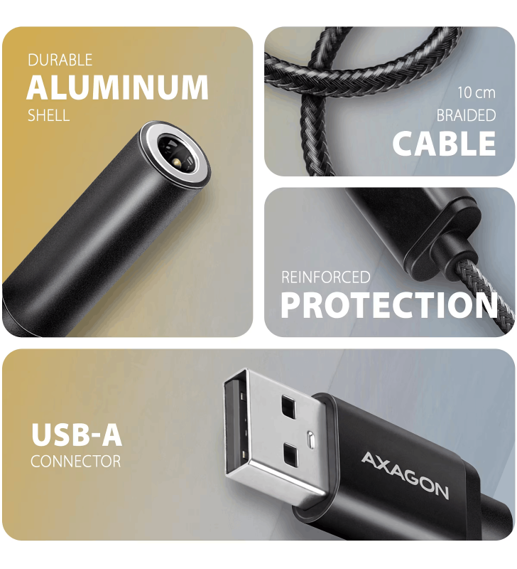 Adaptateur audio DAC haute résolution USB-A ADA-HA