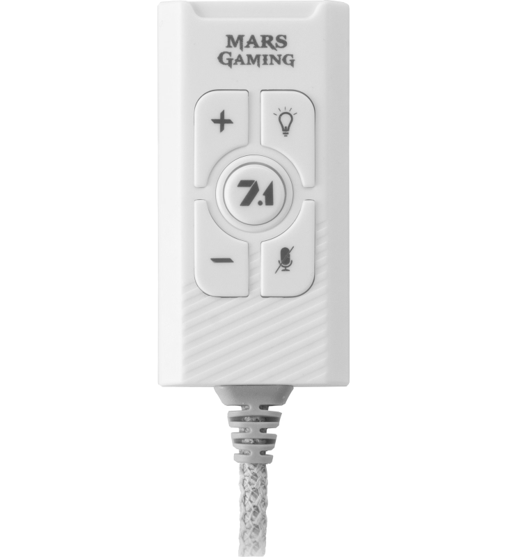 Carte Son externe 7.1 Mars Gaming MSC2 Premium USB / Blanc