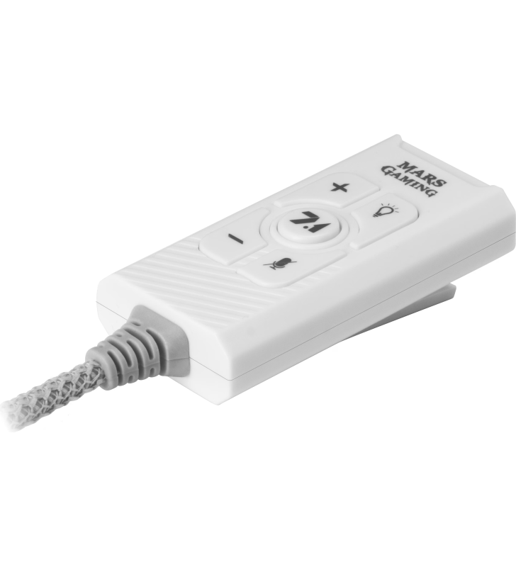 Carte Son externe 7.1 Mars Gaming MSC2 Premium USB / Blanc
