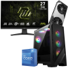 Setup Gamer Special Pc de Bureau Gaming / i5-12600K / RTX 5070 12G / 32 Go DDR5 Avec Écran Gaming MSI MAG 27" Full HD IPS / 240 Hz