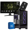 Setup Gamer Special Pc de Bureau Gaming / i7-14700F / RTX 5070 12G / 32 Go Avec Écran Gaming MSI MAG 27" Full HD IPS / 240 Hz
