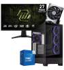Setup Gamer Special Pc de Bureau Gaming / i7-14700F / RTX 5070 12G / 32 Go Avec Écran Gaming MSI MAG 27" WQHD IPS / 200 Hz