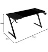 Bureau Gamer Mars Gaming MGDX140 / Noir